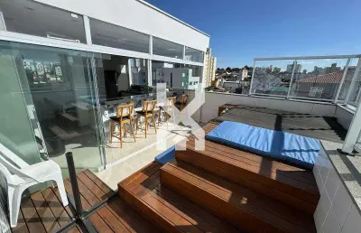 Cobertura à venda, 2 quartos, 1 suíte, 2 vagas, sagrada família - belo horizonte/mg