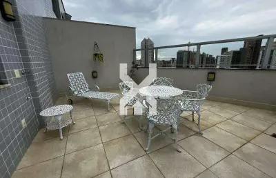 Cobertura à venda, 3 quartos, 1 suíte, 2 vagas, lourdes - belo horizonte/mg