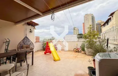 Cobertura à venda, 3 quartos, 1 suíte, 2 vagas, sagrada família - belo horizonte/mg