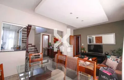 Cobertura à venda, 3 quartos, 1 suíte, 2 vagas, união - belo horizonte/mg