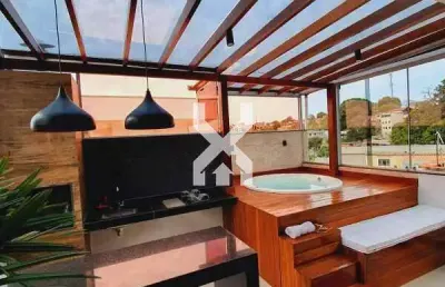Cobertura à venda, 2 quartos, 1 vaga, são gabriel - belo horizonte/mg
