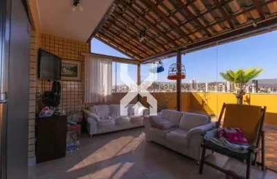 Cobertura à venda, 3 quartos, 1 suíte, 2 vagas, ouro preto - belo horizonte/mg
