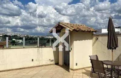 Cobertura à venda, 2 quartos, 1 vaga, dona clara - belo horizonte/mg