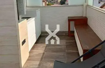Cobertura à venda, 3 quartos, 1 suíte, 2 vagas, santa inês - belo horizonte/mg