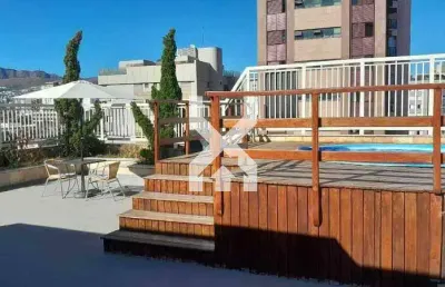 Cobertura à venda, 4 quartos, 2 suítes, 3 vagas, lourdes - belo horizonte/mg