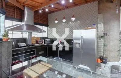 Cobertura à venda, 4 quartos, 2 suítes, 2 vagas, santa rosa - belo horizonte/mg