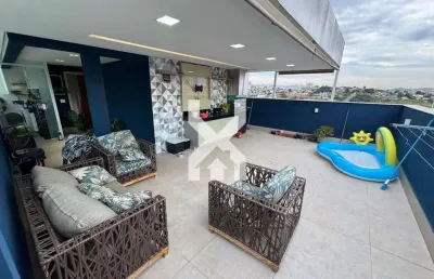 Cobertura à venda, 3 quartos, 1 suíte, 3 vagas, fernão dias - belo horizonte/mg