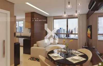 Apartamento com área privativa à venda, 2 quartos, 1 suíte, 2 vagas, lourdes - belo horizonte/mg