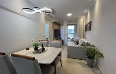 Apartamento para venda em praia grande, canto do forte, 2 dormitórios, 1 banheiro, 1 vaga