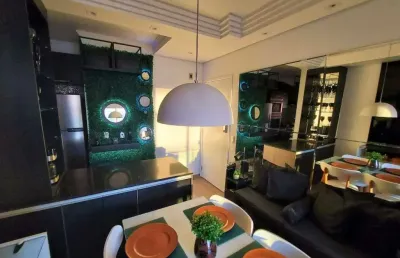 Apartamento para venda no spa life garden - barueri- semi mobiliado