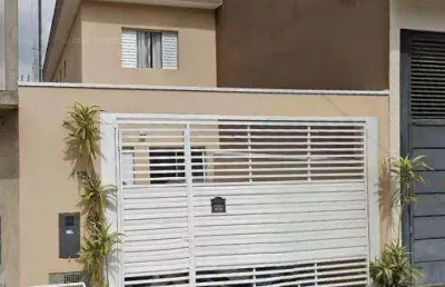 Casa com três dormitórios e duas vagas em jandira - jardim ana cristina