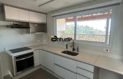 Barueri – casa mobiliada 2 dorms com suíte no condomínio nova barueri, 108m²