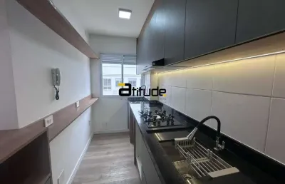 Apartamento no 17º andar com vista livre – condomínio bella cidade, itapevi – 46m², 2 dormitórios e cozinha planejada