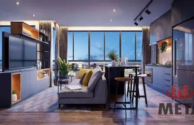 Cobertura com 1 dormitório à venda, 69 m² por r$ 695.608,97 - saguaçu - joinville/sc
