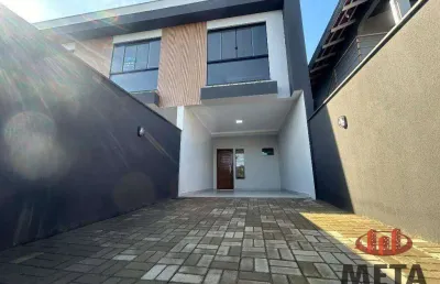 Casa com 3 dormitórios à venda, 109 m² por r$ 489.000,00 - guanabara - joinville/sc