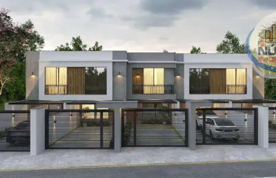 Sobrado com 3 dormitórios à venda, 105 m² por r$ 654.857 - saguaçu - joinville/sc