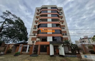 Apartamento à venda 2 dormitórios em novo hamburgo, rio branco - semi mobiliado com garagem coberta