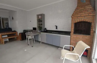 Vendo ampla sobreposta alta, 03 dormitórios, marapé, santos