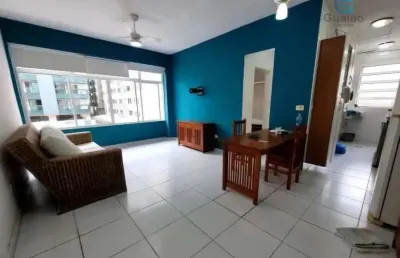Vendo lindo apartamento todo reformado de 1 dormitório na pompéia em santos