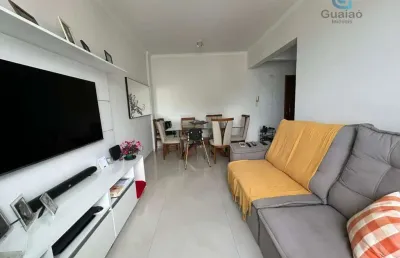 Vendo lindo apartamento de 2 dormitórios e garagem frente a praia no josé menino em santos