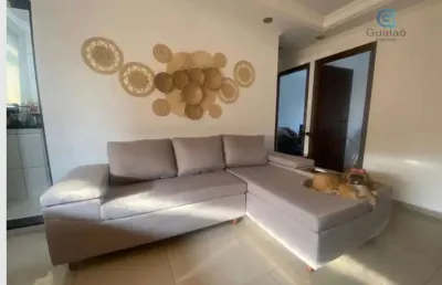 Vendo lindo apartamento mobiliado de 2 dormitórios e 1 suíte próximo a praia no boqueirão em santos