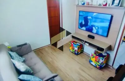Apartamento para venda em santos, embaré, 2 dormitórios, 1 banheiro, 1 vaga