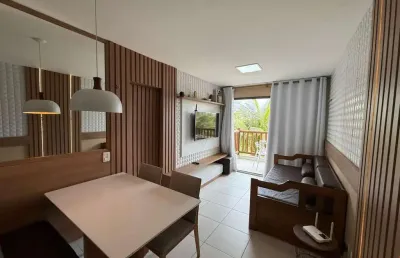 Apartamento para temporada em caucaia, cumbuco, 1 dormitório, 1 suíte, 1 banheiro, 1 vaga