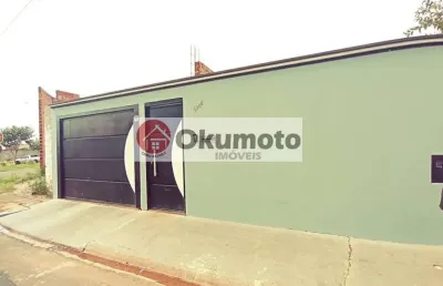 Casa para venda em pirassununga, vila santa fé, 3 dormitórios, 1 suíte, 2 banheiros, 2 vagas
