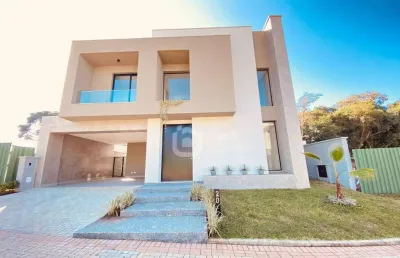 Sobrado alto padrão 3 suítes, home office à venda, 310 m² por r$ 3.790.000 - barigui - curitiba/pr