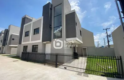 Sobrado 3 quartos, amplo terreno à venda, 105 m² por r$ 639.000 - uberaba - curitiba/pr