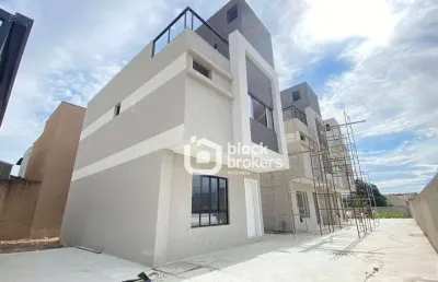Sobrado com 3 dormitórios à venda, 131 m² por r$ 599.900,00 - xaxim - curitiba/pr