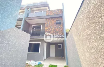 Sobrado independente 3 quartos, amplo terreno à venda, 120 m² por r$ 650.000 - fazendinha - curitiba/pr