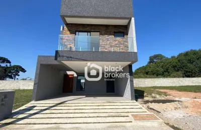 Sobrado alto padrão 3 quartos, 1 suíte 2 demi suítes à venda, 170 m² por r$ 900.000 - costeira - são josé dos pinhais/pr