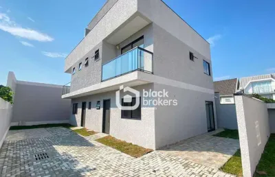 Sobrado com 4 dormitórios à venda, 145 m² por r$ 790.000,00 - boqueirão - curitiba/pr