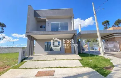 Sobrado condomínio fechado 3 quartos à venda, 154 m² por r$ 810.000,00 - umbará - curitiba/pr