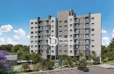 Apartamento 3 quartos, sacada com churrasqueira à venda, 54 m² - hauer - curitiba/pr