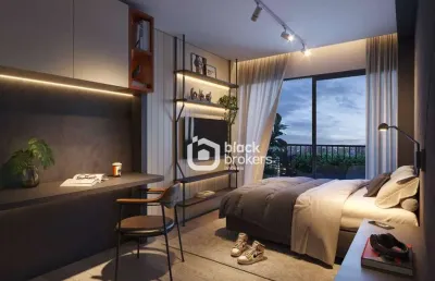 Studio com 1 dormitório à venda, 28 m² por r$ 297.900,00 - cristo rei - curitiba/pr