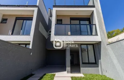 Sobrado novo cozinha mobiliada com 3 quartos à venda, 112 m² por r$ 943.000 - pilarzinho - curitiba/pr
