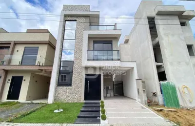 Sobrado condominio fechado 3 quartos cozinha em ilha, 147 m² a venda por r$ 1.150.000 - umbará - curitiba/pr
