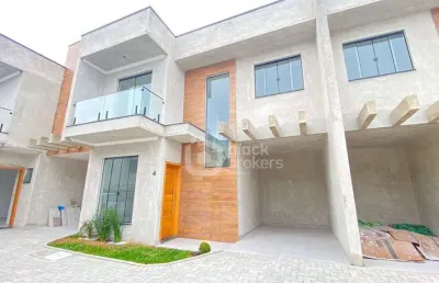 Sobrado com 3 dormitórios à venda, 100 m² por r$ 565.000 - pinheirinho - curitiba/pr