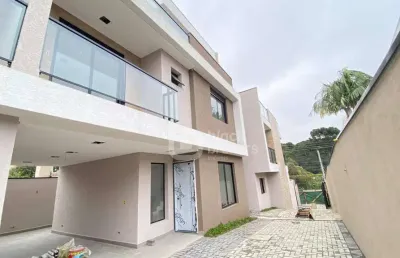 Sobrado novo 3 quartos, 135 m² á venda por r$ 800.000 - xaxim - curitiba/pr