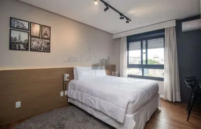 Apartamento studio para locação no bairro cidade baixa com 29 m² e 1 quarto.