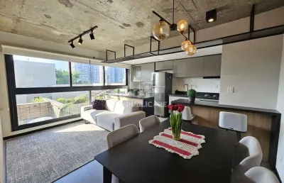 Apartamento studio à venda no bairro menino deus com 43 m² e 1 dormitório/quarto.