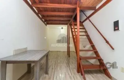 Sala comercial trasnformada em stúdio de 1 dormitório