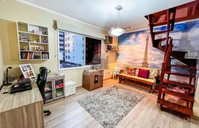 Apartamento cobertura à venda no bairro tristeza, 78m² com 1 dormitório.