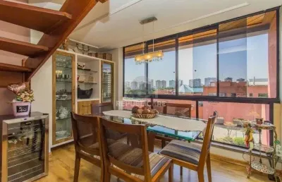 Apartamento cobertura à venda no passo da areia com 200 m² e 3 dormitórios.