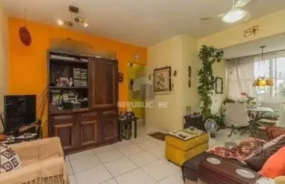 Apartamento, no bairro chácara das pedras. churrasqueira, 1 vaga, 3 quartos