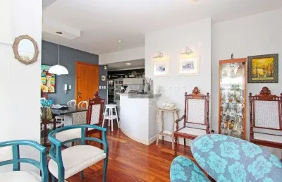 Apartamento para venda - 83.75m², 2 dormitórios, sendo 1 suites, 1 vaga - santo