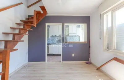 Apartamento cobertura à venda no bairro nonoai com 118 m² e 3 dormitórios/quartos.