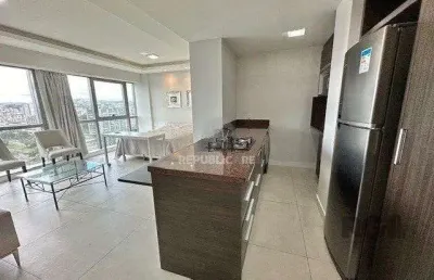 Lindo loft para comprar  com 1 dormitório , mobiliado, no trend city center